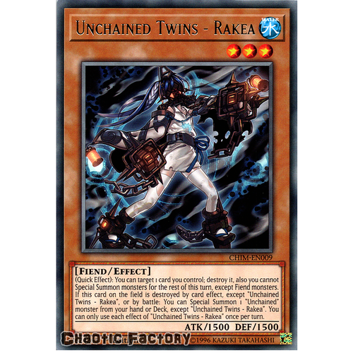CHIM-EN009 Unchained Twins - Rakea Rare 1st Edition NM