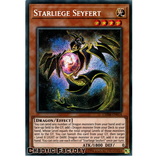 CHIM-EN014 Starliege Seyfert Secret Rare 1st Edition NM