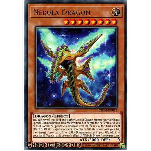 CHIM-EN015 Nebula Dragon Rare 1st Edition NM