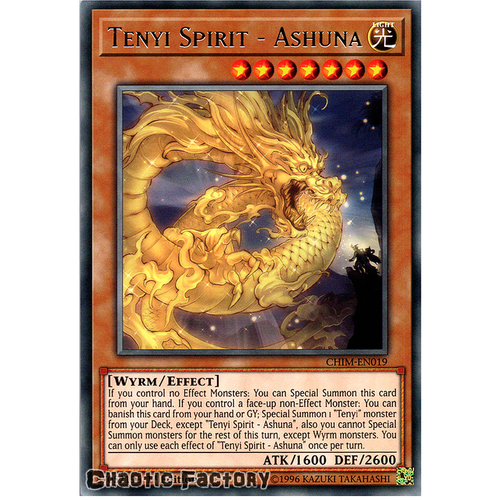 CHIM-EN019 Tenyi Spirit - Ashuna Rare 1st Edition NM