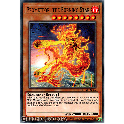 CHIM-EN025 Prometeor, the Burning Star Common 1st Edition NM