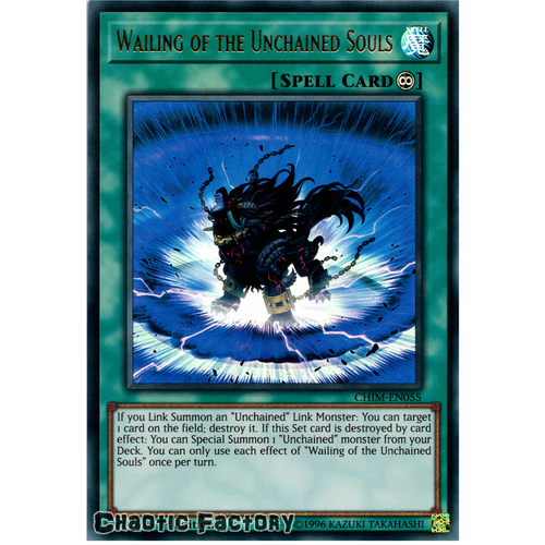 CHIM-EN055 Wailing of the Unchained Souls Ultra Rare 1st Edition NM