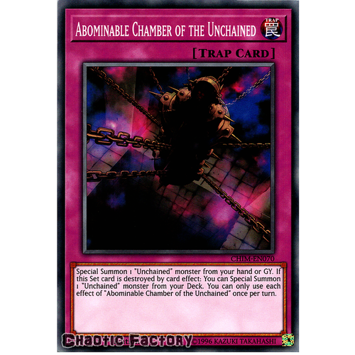 CHIM-EN070 Abominable Chamber of the Unchained Common 1st Edition NM
