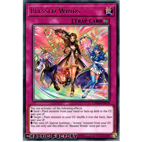 CHIM-EN074 Blessed Winds Rare 1st Edition NM