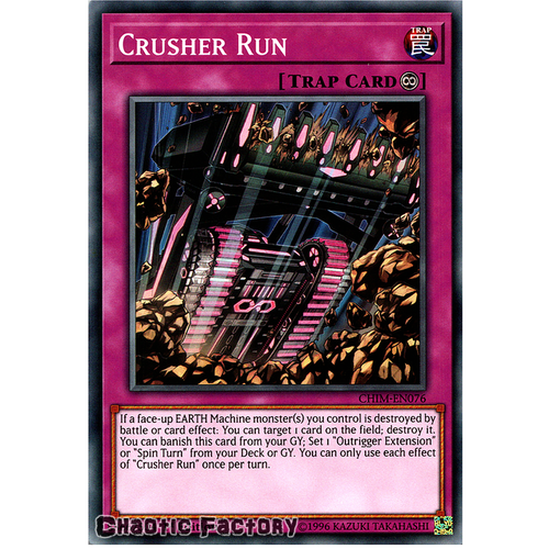 CHIM-EN076 Crusher Run Common 1st Edition NM