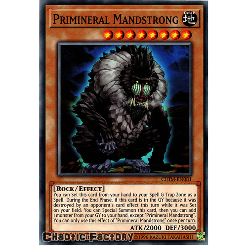 CHIM-EN081 Primineral Mandstrong Common 1st Edition NM