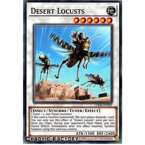 CHIM-EN082 Desert Locusts Common 1st Edition NM