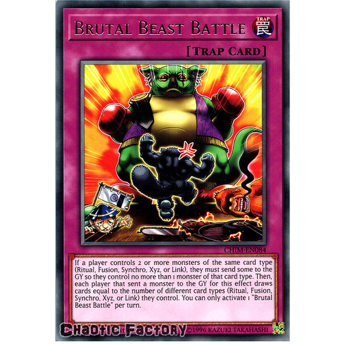 CHIM-EN084 Brutal Beast Battle Rare 1st Edition NM