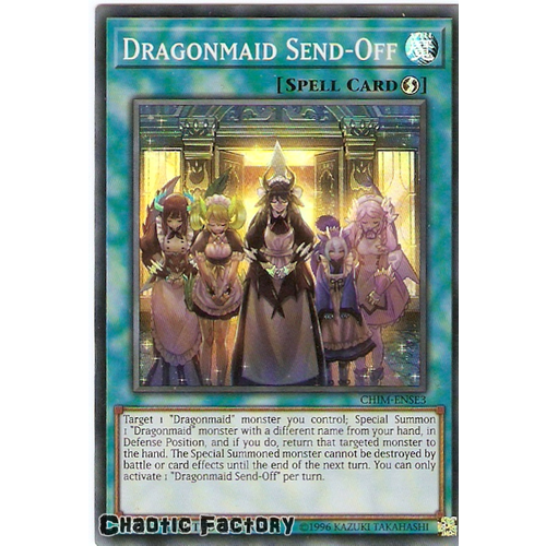 Dragonmaid Send-Off - CHIM-ENSE3 - Super Rare NM