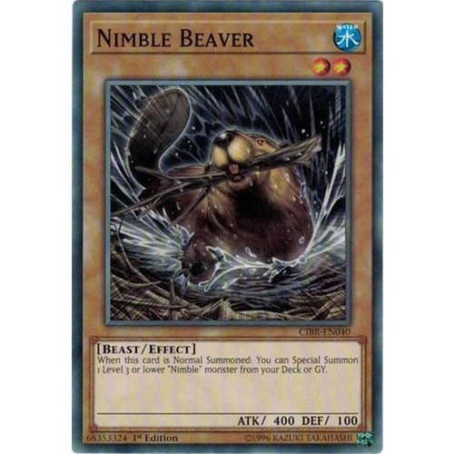 Nimble Beaver - CIBR-EN040 - Common 1st Edition NM