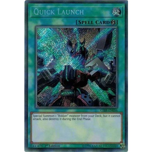 CIBR-EN056 Quick Launch Secret Rare 1st Edition NM