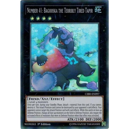 CIBR-EN097 Number 41: Bagooska the Terribly Tired Tapir Super Rare 1st Ed NM
