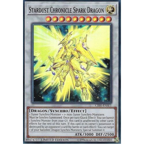 CIBR-ENSE1 Stardust Chronicle Spark Dragon Super rare NM