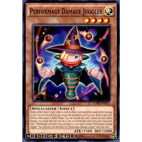 Performage Damage Juggler - CORE-EN015 - Common 1st Edition NM