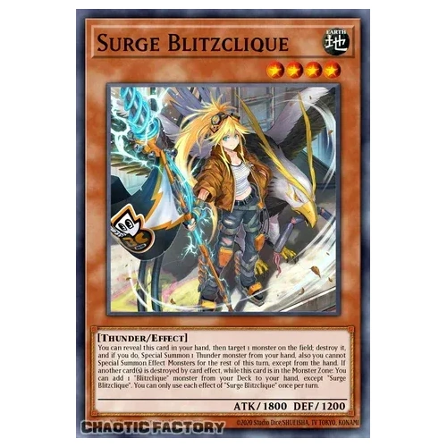 CORI-EN011 Surge Blitzclique Secret Rare 1st Edition NM