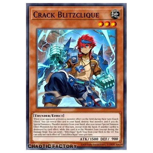 CORI-EN012 Crackle Blitzclique Secret Rare 1st Edition NM