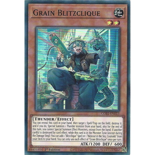 CORI-EN013 Grain Blitzclique Super Rare 1st Edition NM