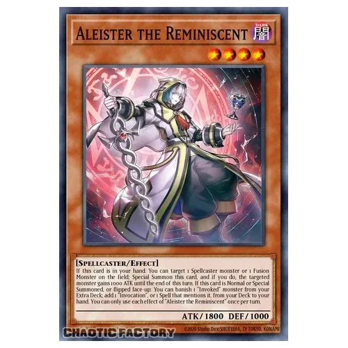 CORI-EN015 Aleister the Reminiscent Secret Rare 1st Edition NM