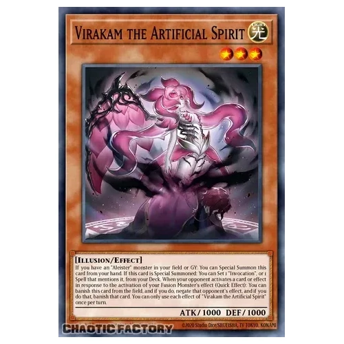 CORI-EN017 Virakam, the Divine Spirit of Artifice Super Rare 1st Edition NM