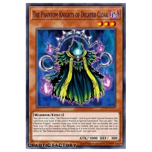 CORI-EN018 The Phantom Knights of Decayed Cloak Ultra Rare 1st Edition NM