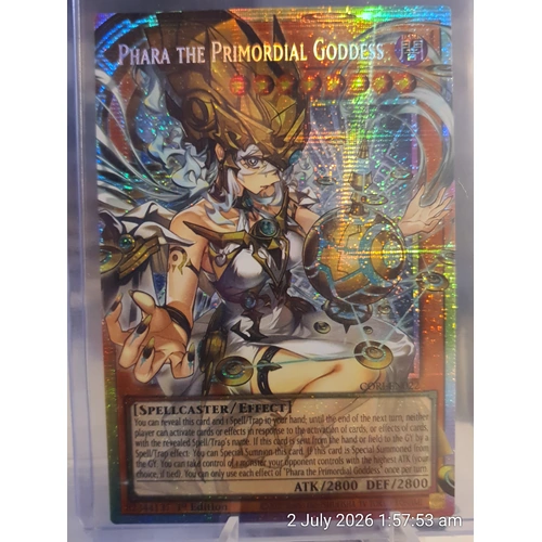 CORI-EN022 Phara the Primordial Goddess EXTENDED ART Starlight Rare 1st Edition NM