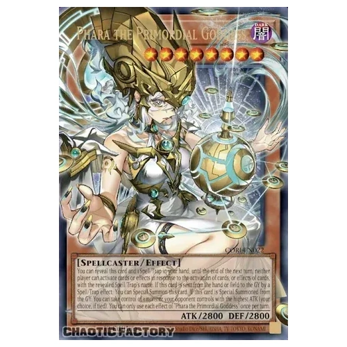 CORI-EN022 Phara the Primordial Goddess EXTENDED ART Ultra Rare 1st Edition NM