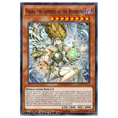 CORI-EN022 Phara the Primordial Goddess Secret Rare 1st Edition NM