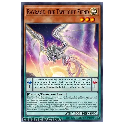 CORI-EN025 Twilight Specter Rayrage Common 1st Edition NM