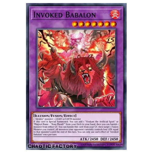 CORI-EN031 Invoked Baybarron Common 1st Edition NM