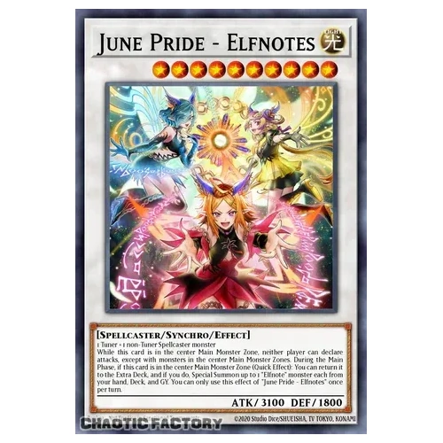 CORI-EN035 Elfnote June Pride Ultra Rare 1st Edition NM