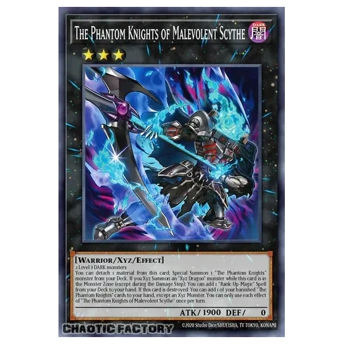 CORI-EN037 The Phantom Knights of Malevolent Scythe Super Rare 1st Edition NM