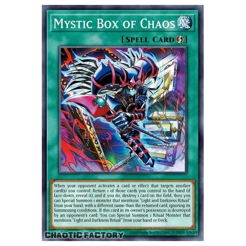 CORI-EN045 Chaos Mystic Box Common 1st Edition NM