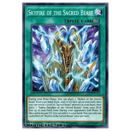 CORI-EN049 Sacred Beasts Thunderclap Common 1st Edition NM