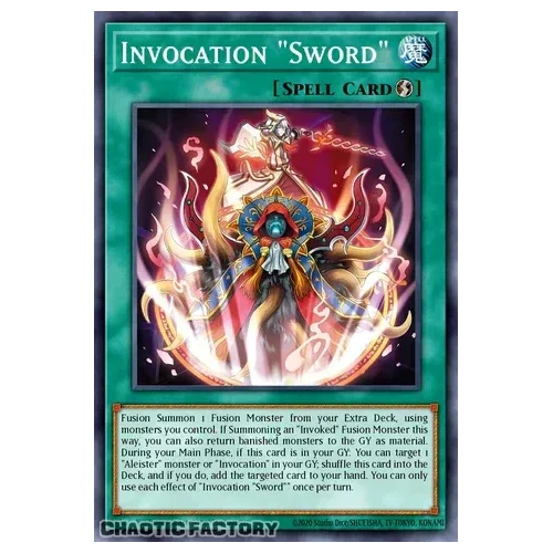CORI-EN053 Invocation - Sword Ultra Rare 1st Edition NM
