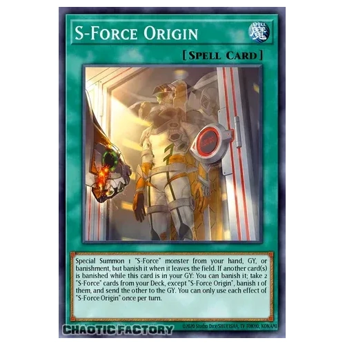 CORI-EN058 S-Force Origin Common 1st Edition NM