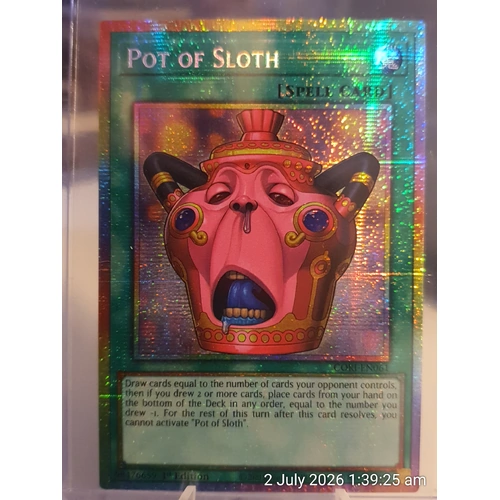 CORI-EN061 Pot of Sloth Starlight Rare 1st Edition NM