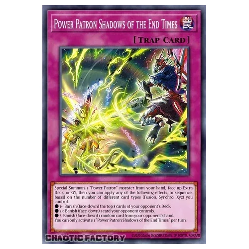 CORI-EN071 Power Patron Shade of the Final Hour Common 1st Edition NM