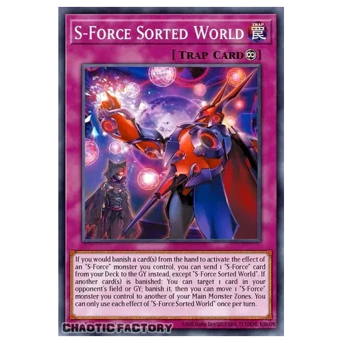 CORI-EN074 S-Force World Sorting Common 1st Edition NM
