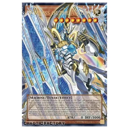 CORI-EN081 Witness of the Ancient EXTENDED ART Ultra Rare 1st Edition NM