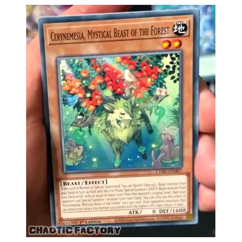 CORI-EN087 Cerynemesia, Mystical Beast of the Forest Common 1st Edition NM