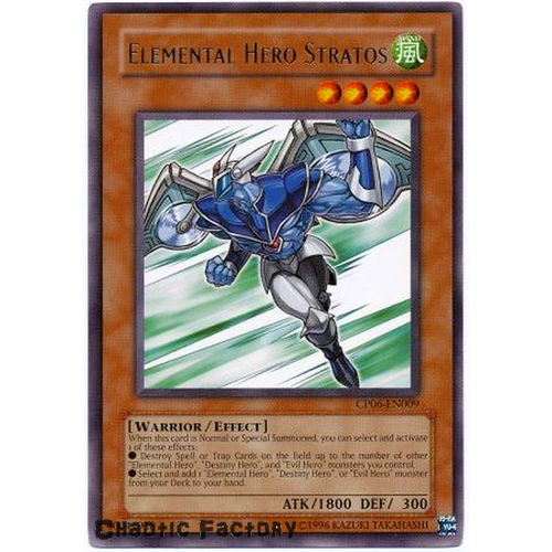 Elemental Hero Stratos - CP06-EN009 - Rare NM