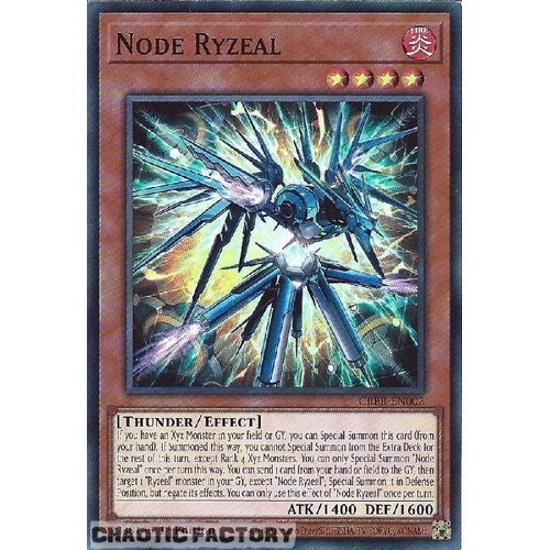 CRBR-EN002 Node Ryzeal Super Rare 1st Edition NM