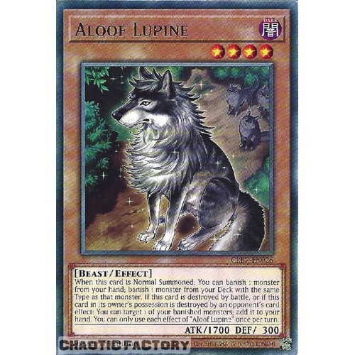 CRBR-EN026 Aloof Lupine Rare 1st Edition NM