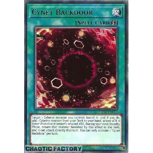 CRBR-EN029 Cynet Backdoor Rare 1st Edition NM