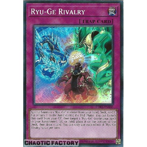 CRBR-EN040 Ryu-Ge Rivalry Super Rare 1st Edition NM