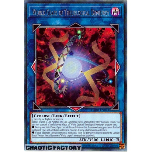 CRBR-EN044 World Gears of Theurlogical Demiurgy Rare 1st Edition NM