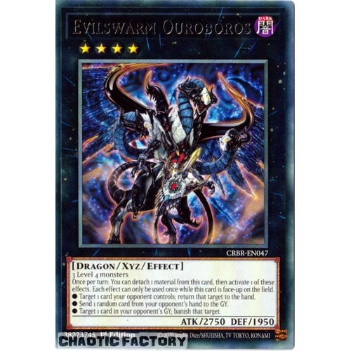 CRBR-EN047 Evilswarm Ouroboros Rare 1st Edition NM