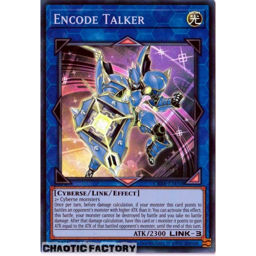 CRBR-EN058 Encode Talker Super Rare 1st Edition NM