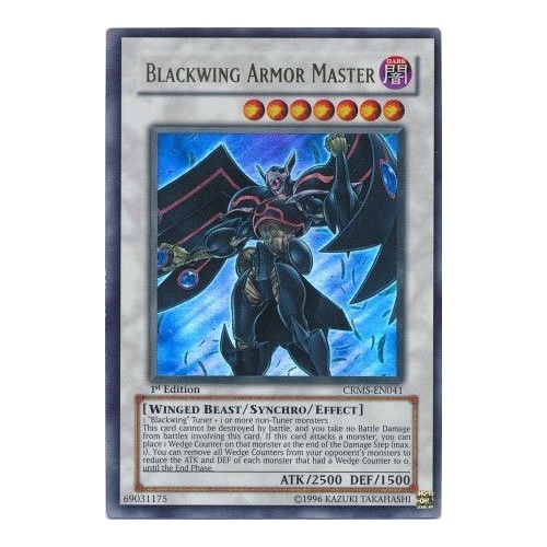 Blackwing Armor Master - CRMS-EN041 - Ultra Rare 1st Edition NM