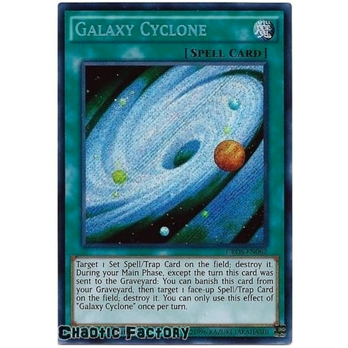 Galaxy Cyclone - CROS-EN062 - Secret Rare 1st Edition NM